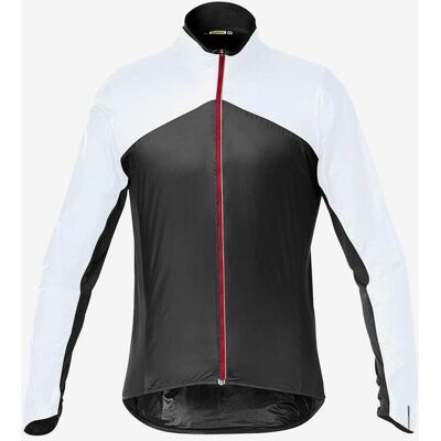 Mavic Sirocco Windjacke leicht schwarz/weiß - Slim Fit - L male Mavic Sirocco Windjacke leicht schwarz/weiß - Slim Fit - L male