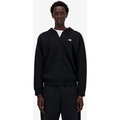 New Balance Sport Essentials French Terry Logo Full Zip Kapuzenjacke schwarz - L male New Balance Sport Essentials French Terry Logo Full Zip Kapuzenjacke schwarz - L male