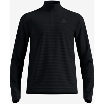 Odlo Essentials Thermal Half Zip Sweatshirt rein schwarz - M male Odlo Essentials Thermal Half Zip Sweatshirt rein schwarz - M male
