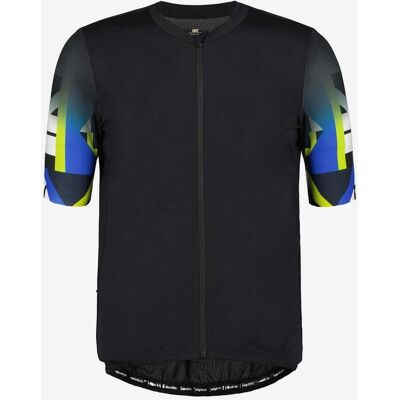 Rukka Raipio Kurzarmtrikot schwarz/blau/gelb - XS male Rukka Raipio Kurzarmtrikot schwarz/blau/gelb - XS male