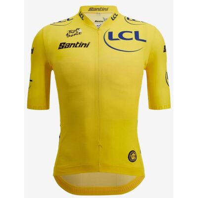 Santini Tour de France 2026 - Leader Gesamtwertung Kurzarmtrikot gelb - Sleek Fit - XL male Santini Tour de France 2026 - Leader Gesamtwertung Kurzarmtrikot gelb - Sleek Fit - XL male