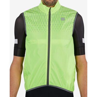 Sportful Reflex Windweste grünlich-neongelb/grau - M male Sportful Reflex Windweste grünlich-neongelb/grau - M male