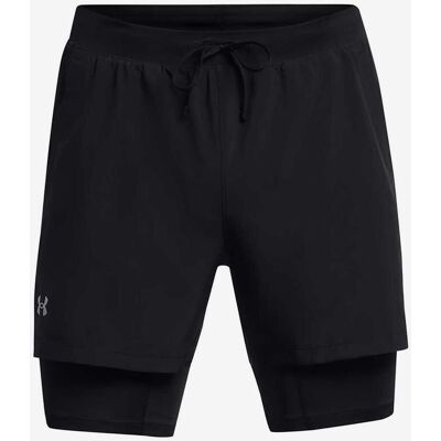 Under Armour Launch 5" 2-in-1 Shorts schwarz - S male Under Armour Launch 5" 2-in-1 Shorts schwarz - S male