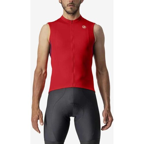 Castelli Entrata VI Tank-Trikot rot - XS male