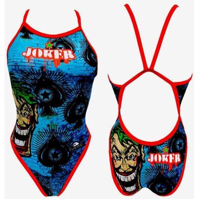 Badeanzug Turbo Joker Wall Revolution Thin Strap blau Damen - M female Badeanzug Turbo Joker Wall Revolution Thin Strap blau Damen - M female