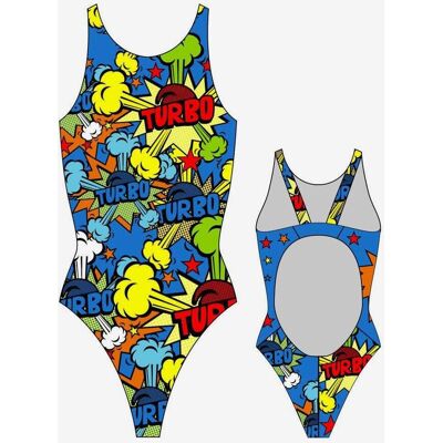 Badeanzug Turbo Pop Wide Strap Damen - M female Badeanzug Turbo Pop Wide Strap Damen - M female