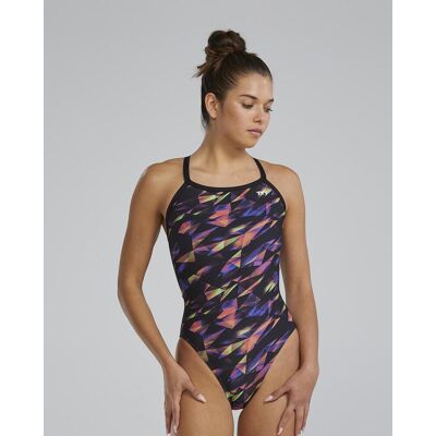 TYR Durafast Elite Diamondfit Triadic Damen Badeanzug lila gelb schwarz - 28 female TYR Durafast Elite Diamondfit Triadic Damen Badeanzug lila gelb schwarz - 28 female