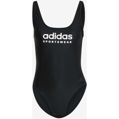 adidas Sportswear U-Back Damen Badeanzug pechschwarz/weiß - 34 female adidas Sportswear U-Back Damen Badeanzug pechschwarz/weiß - 34 female