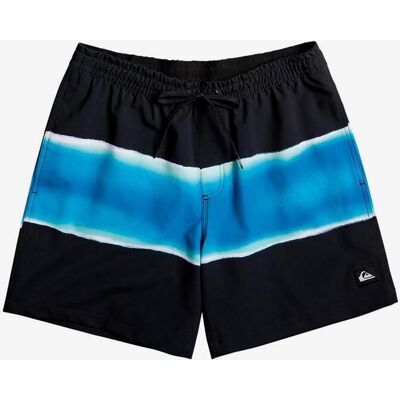 Quiksilver Air-Brush Volley 17 Inch Schwarz Blau Weiß Badeanzug - S male Quiksilver Air-Brush Volley 17 Inch Schwarz Blau Weiß Badeanzug - S male
