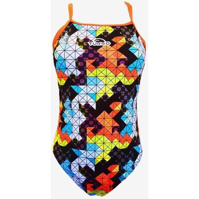 Badeanzug Turbo Swimsuit Flexie bunt Damen - L female Badeanzug Turbo Swimsuit Flexie bunt Damen - L female