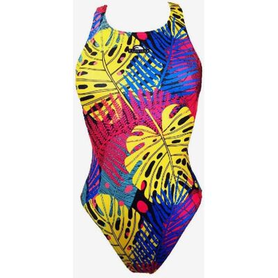 Badeanzug Turbo Color Jungle Wide Strap bunt Damen - S female Badeanzug Turbo Color Jungle Wide Strap bunt Damen - S female
