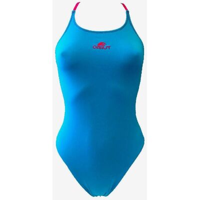 Turbo Comfort Cross Damen Badeanzug himmelblau - L female Turbo Comfort Cross Damen Badeanzug himmelblau - L female