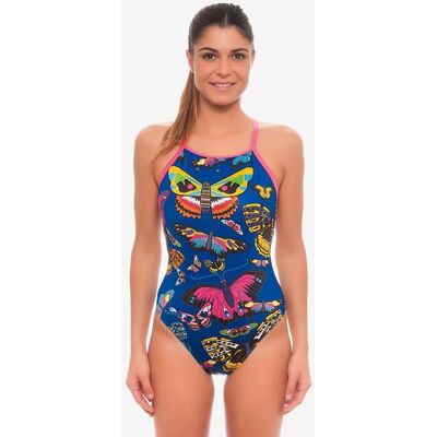 Badeanzug Turbo Style Butterfly Patron Entspannen Sie sich königliche Frau - M female Badeanzug Turbo Style Butterfly Patron Entspannen Sie sich königliche Frau - M female