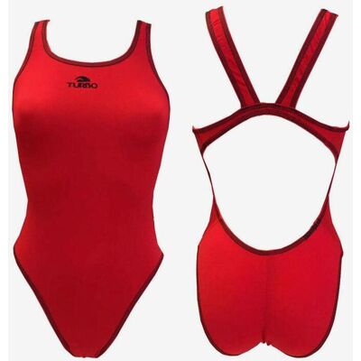 Schwimmender Badeanzug Turbo Confort Swim rote Frau - M female Schwimmender Badeanzug Turbo Confort Swim rote Frau - M female