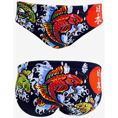 Badehose Wasserball Turbo Coi Fish blau/rot - S male Badehose Wasserball Turbo Coi Fish blau/rot - S male