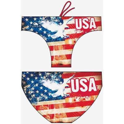 Badehose Wasserball Turbo USA blau/rot - M male Badehose Wasserball Turbo USA blau/rot - M male