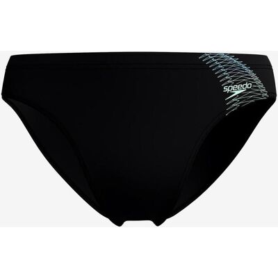 Speedo Medley Logo Brief Badehose schwarz blau - 38 male Speedo Medley Logo Brief Badehose schwarz blau - 38 male