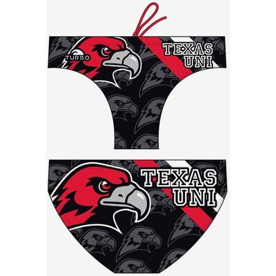 Badehose Wasserball Turbo Texas College schwarz - M male Badehose Wasserball Turbo Texas College schwarz - M male