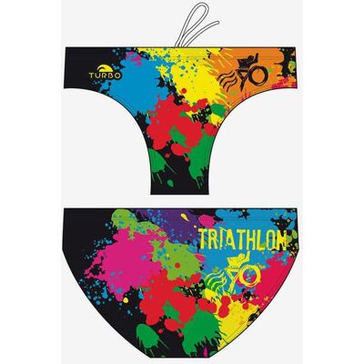 Badehose Wasserball Turbo Triathlon Splash - M male Badehose Wasserball Turbo Triathlon Splash - M male