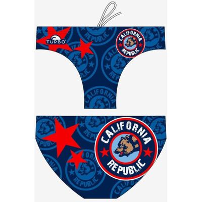Badehose Turbo California Flag blau - S male Badehose Turbo California Flag blau - S male