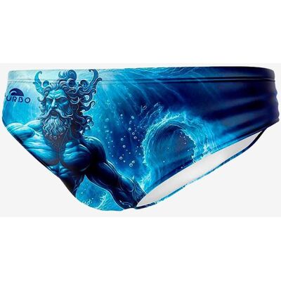 Turbo Poseidon God Waterpolo Badehose blau aqua - S male Turbo Poseidon God Waterpolo Badehose blau aqua - S male