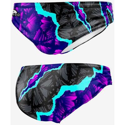 Turbo Fluora Waterpolo Badehose lila/blau/schwarz - XL male Turbo Fluora Waterpolo Badehose lila/blau/schwarz - XL male