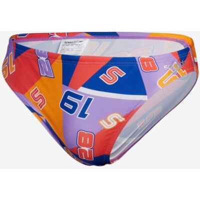 Speedo Allover Digital Brief Graphic Badehose lila/orange/rosa - 38 male Speedo Allover Digital Brief Graphic Badehose lila/orange/rosa - 38 male