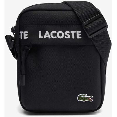 Lacoste Vertical Neocroc Umhängetasche schwarz weiß unisex Lacoste Vertical Neocroc Umhängetasche schwarz weiß unisex