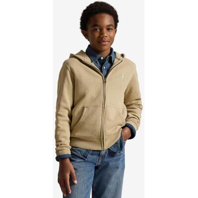 Ralph Lauren Seasonal Fleece Full-Zip Kinder Kapuzenjacke beige - XL unisex Ralph Lauren Seasonal Fleece Full-Zip Kinder Kapuzenjacke beige - XL unisex