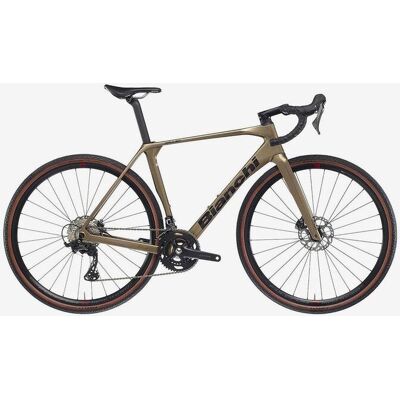 Bianchi Impulso Comp Shimano GRX 820 2x12-fach Gravelbike braun - S unisex Bianchi Impulso Comp Shimano GRX 820 2x12-fach Gravelbike braun - S unisex