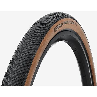 Continental Terra Competition Trail Grip Tubeless Ready Faltreifen braun schwarz - 700x40 Continental Terra Competition Trail Grip Tubeless Ready Faltreifen braun schwarz - 700x40