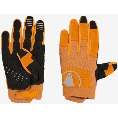 Endura SingleTrack II lange Handschuhe leuchtend orange schwarz - XS male Endura SingleTrack II lange Handschuhe leuchtend orange schwarz - XS male