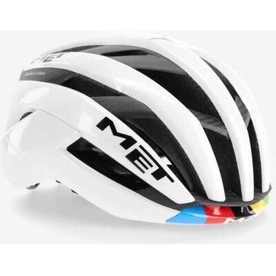 MET Trenta 3K Carbon MIPS Rainbow Limited Edition 2026 Helm weiß - L unisex MET Trenta 3K Carbon MIPS Rainbow Limited Edition 2026 Helm weiß - L unisex