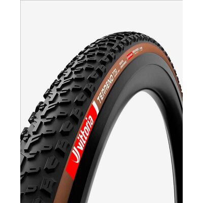 Vittoria Terreno T70 Gravel Endurance Tubeless Ready Reifen braun/schwarz - 700x45 Vittoria Terreno T70 Gravel Endurance Tubeless Ready Reifen braun/schwarz - 700x45