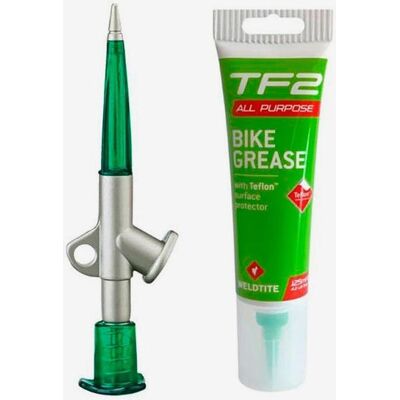 Weldtite Dosierpistole Kit für Fettrohre + Fettrohr 125 ml Weldtite Dosierpistole Kit für Fettrohre + Fettrohr 125 ml