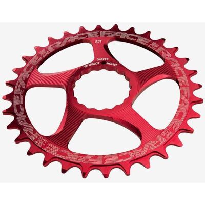 Race Face DM Face Schmale Breite Cinch 24 mm / 30 mm 10-12V. rot - 34 Race Face DM Face Schmale Breite Cinch 24 mm / 30 mm 10-12V. rot - 34