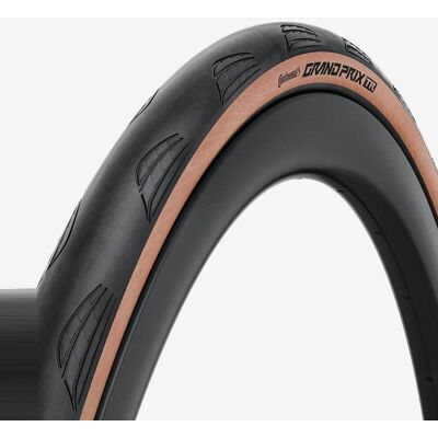 Continental Grand Prix TR Tubeless Ready Faltreifen schwarz/braun - 700x28 Continental Grand Prix TR Tubeless Ready Faltreifen schwarz/braun - 700x28
