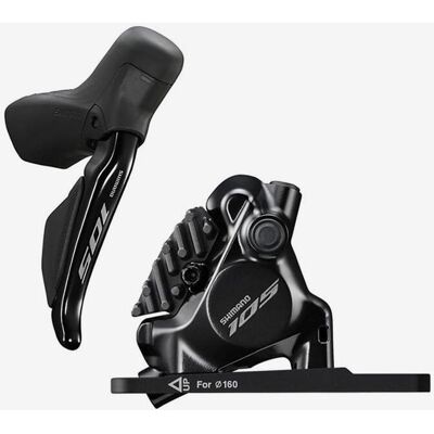 Shimano 105 Di2 R7170 Hydraulische Scheibenbremse hinten rechts Shimano 105 Di2 R7170 Hydraulische Scheibenbremse hinten rechts