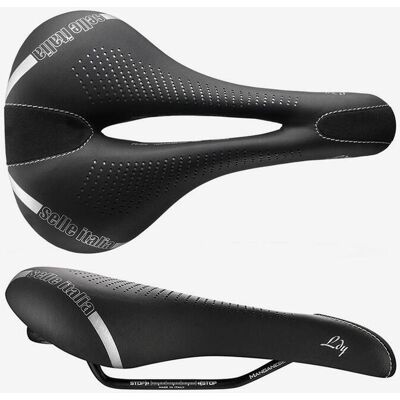 Selle Italia Lady Gel Flow Damen Sattel schwarz/weiß - L2 female Selle Italia Lady Gel Flow Damen Sattel schwarz/weiß - L2 female