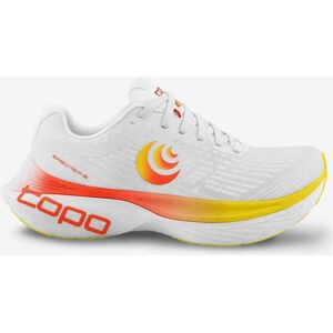 Topo Athletic Specter 2 weiß gelb orange Rennradschuhe - 43 male Topo Athletic Specter 2 weiß gelb orange Rennradschuhe - 43 male