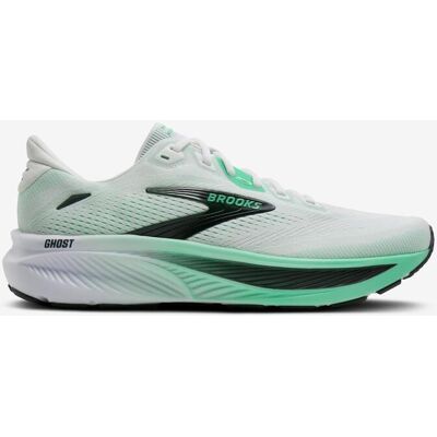 Brooks Ghost 18 Medium weiß minzgrün schwarz Rennradschuhe - 45.5 male Brooks Ghost 18 Medium weiß minzgrün schwarz Rennradschuhe - 45.5 male