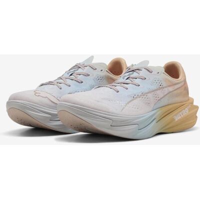 Puma Deviate NITRO Elite 4 Rennradschuhe hellblau beige Damen - 36 female Puma Deviate NITRO Elite 4 Rennradschuhe hellblau beige Damen - 36 female