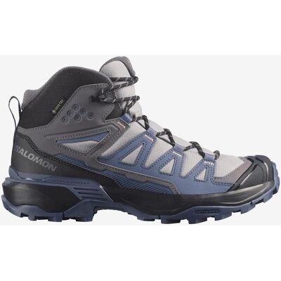 Salomon X Ultra 360 Mid Gore-TEX Damen Trekkingschuhe grau/dunkelblau - 38(2/3) female Salomon X Ultra 360 Mid Gore-TEX Damen Trekkingschuhe grau/dunkelblau - 38(2/3) female