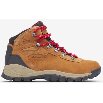 Columbia Newton Ridge Plus Waterproof Amped Damen Wanderschuhe hellbraun/rot - 43 female Columbia Newton Ridge Plus Waterproof Amped Damen Wanderschuhe hellbraun/rot - 43 female