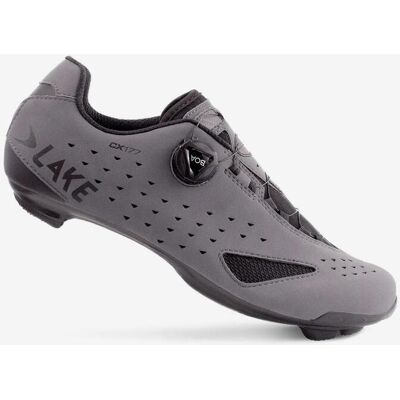 Lake CX177 Regular Rennradschuhe grau/schwarz - 39 male Lake CX177 Regular Rennradschuhe grau/schwarz - 39 male