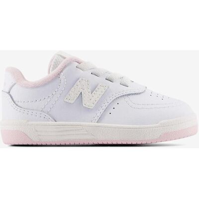 New Balance B80 Bungee Schuhe weiß rein rosa hell kinder - 20 unisex New Balance B80 Bungee Schuhe weiß rein rosa hell kinder - 20 unisex