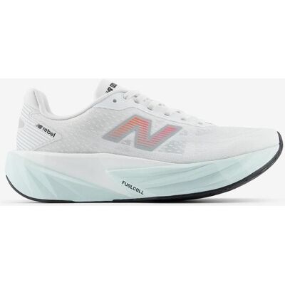 New Balance FuelCell Rebel v5 weiß hellblau Damen Rennradschuhe - 37.5 female New Balance FuelCell Rebel v5 weiß hellblau Damen Rennradschuhe - 37.5 female