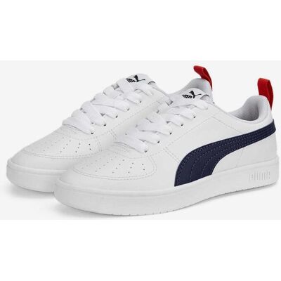 Puma Rickie Junior Sneaker weiß/marineblau - 38.5 unisex Puma Rickie Junior Sneaker weiß/marineblau - 38.5 unisex
