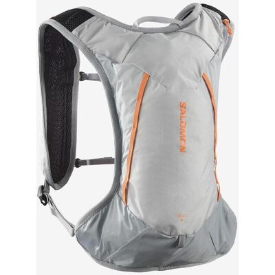 Salomon Cross 4L Rucksack hellgrau/lachsrosa unisex Salomon Cross 4L Rucksack hellgrau/lachsrosa unisex