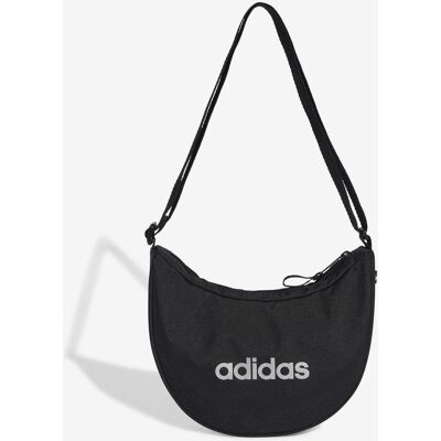 adidas Linear Essentials Festival Umhängetasche 2,2L schwarz grau female adidas Linear Essentials Festival Umhängetasche 2,2L schwarz grau female